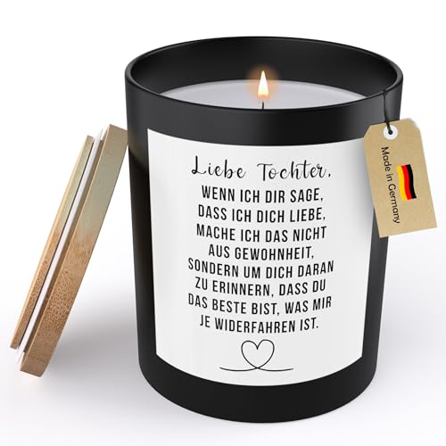 22Feels Tochter Geschenk Spruchkerze "Wenn Ich Dir Sage" Geburtstag Abitur Bachelor Sojawachs Kerze im Glas Handgemacht Schwarz mit Spruch Duft Deko Vegan Nachhaltig - ZITRUS 22Feels Tochter Geschenk Spruchkerze "Wenn Ich Dir Sage" Geburtstag Abitur Bachelor Sojawachs Kerze im Glas Handgemacht Schwarz mit Spruch Duft Deko Vegan Nachhaltig - ZITRUS von 22Feels