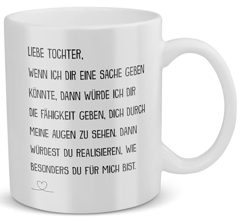 22Feels Tochter Geschenk Tasse 18. Geburtstag, Abitur Abschluss Bachelor Master, Weihnachten An Mein Kind Mädchen Frauen, von Eltern Mutter Vater von 22Feels