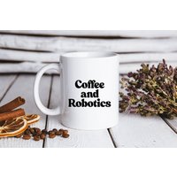 Roboter 1970S 70S Becher, Lustige Kaffeetasse, Geburtstagsgeschenke Für Männer Und Frauen von 22ndOfOctober