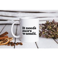 Wasabi Addict 70Er Retro Liebhaber Tasse, Lustige Kaffeetasse, Geburtstagsgeschenke Für Männer Und Frauen von 22ndOfOctober