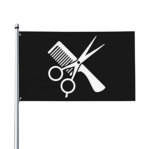 Bannerfahnen 90x150cm, Liebe Clipart Friseur Hof Flaggen Lustige Flagge Mit Ösen Durable Militärische Flagge, Für Garten, Veranda von 230