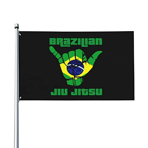 Garten Flagge 90x150cm, Brasilien Bjj Dekoratives Banner Verblassen Beständig Dekorative Fahnen Lustige Flagge Mit Ösen, Für Feiertage, Drinnen Und Draußen von 230