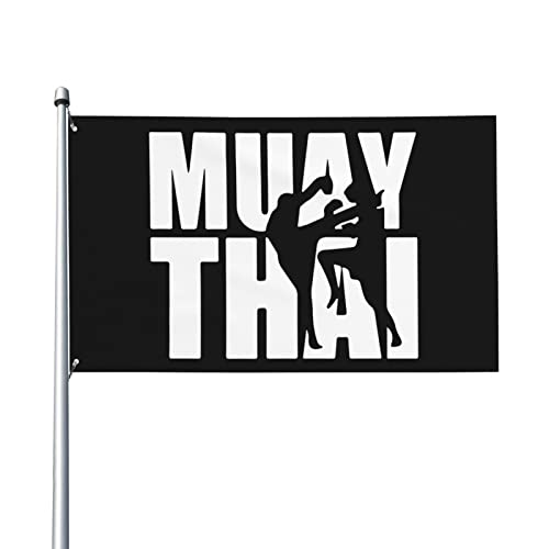 Garten Flagge 90x150cm, Muay Thai Außenbanner Durable Flaggen Banner Lustige Flagge Mit Ösen, Für Veranda, Garten von 230