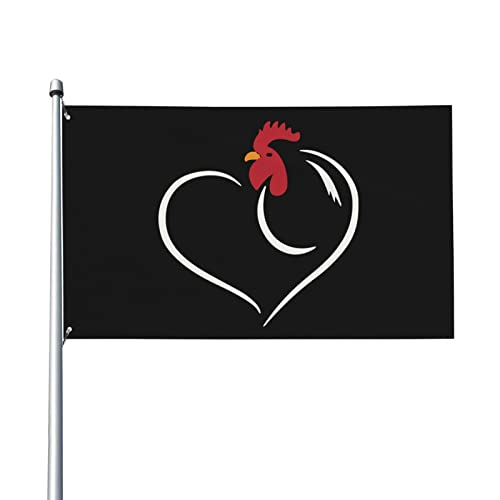 Gartenfahne 90x150cm, Hühner Herz Flagge Mit Ösen Verblassen Beständig Saison Flagge Strapazierfähiges Außenbanner, Für Partys, Veranda Gartenfahne 90x150cm, Hühner Herz Flagge Mit Ösen Verblassen Beständig Saison Flagge Strapazierfähiges Außenbanner, Für Partys, Veranda von 230