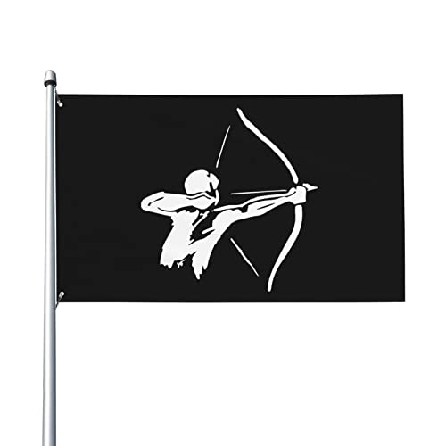 Gartenfahne 90x150cm, Mann Übt Bogenschießen Flaggen Banner Durable Breeze Flagge Strapazierfähiges Dekoratives Banner, Für Partys, Garten Gartenfahne 90x150cm, Mann Übt Bogenschießen Flaggen Banner Durable Breeze Flagge Strapazierfähiges Dekoratives Banner, Für Partys, Garten von 230
