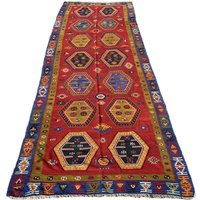 Antique Turkish Sarkisla Kilim , Antiker Anatolia Here Kelim 372x140 cm von 23Homedesign