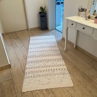 Brand New Rag Rug Runner 194x74 cm von 23Homedesign