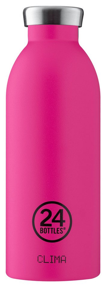 24 Bottles Trinkflasche Edelstahl Trinkflasche, Clima Bottle, Passion Pink 0,5 l, für Heiß- und Kaltgetränke, spülmaschinengeeignet 24 Bottles Trinkflasche Edelstahl Trinkflasche, Clima Bottle, Passion Pink 0,5 l, für Heiß- und Kaltgetränke, spülmaschinengeeignet von 24 Bottles
