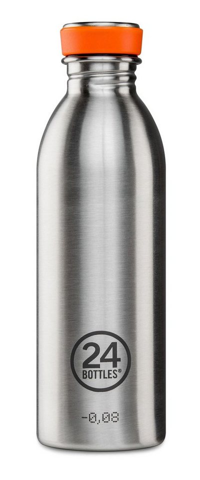 24 Bottles Trinkflasche Edelstahl Trinkflasche Brushed Steel 0,5 l, für alle Getränke, spülmaschinengeeignet 24 Bottles Trinkflasche Edelstahl Trinkflasche Brushed Steel 0,5 l, für alle Getränke, spülmaschinengeeignet von 24 Bottles