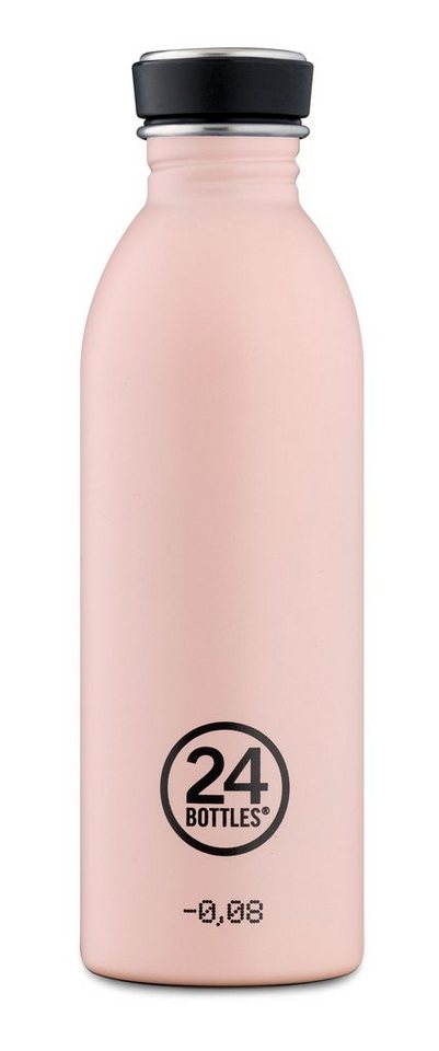 24 Bottles Trinkflasche Edelstahl Trinkflasche Dusty Pink 0,5 l, für alle Getränke, spülmaschinengeeignet von 24 Bottles