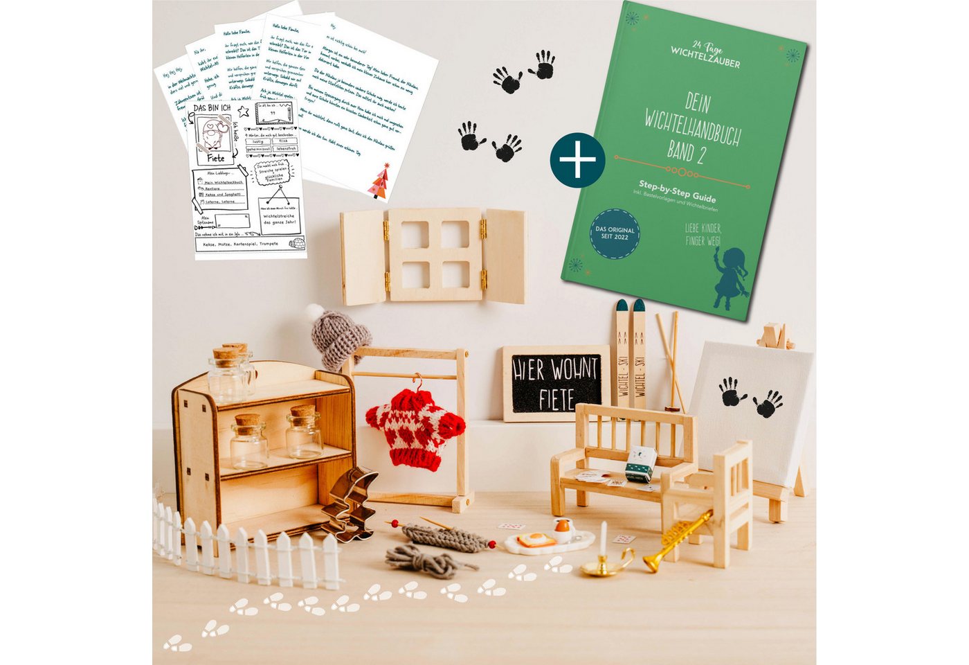 24 Tage Wichtelzauber Adventskalender Wichtel Zubehör: 32tlg. Wichtel Set mit Wichtelbriefen & Handbuch 24 Tage Wichtelzauber Adventskalender Wichtel Zubehör: 32tlg. Wichtel Set mit Wichtelbriefen & Handbuch von 24 Tage Wichtelzauber