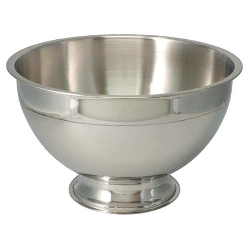 2474U Eleganter Champagnerkühler aus Edelstahl rund 30 x 21 cm von 2474U
