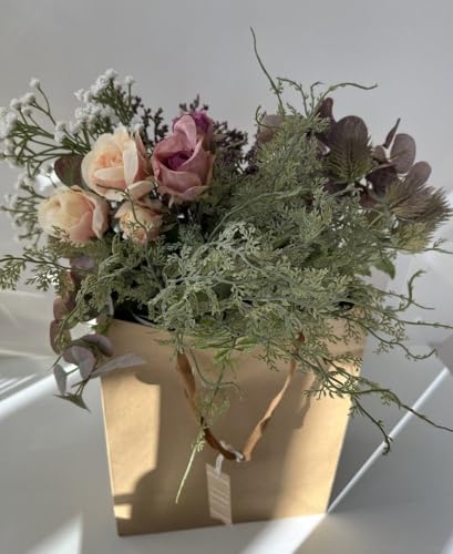 2474U Kunst-Blumenstrauß Bouquet Michelle in der Deko-Tüte 9-TLG. von 2474U