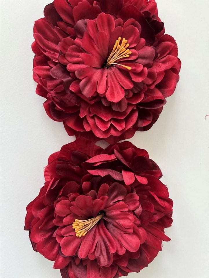 Kunstblume *Seiden-Blüte Pfingstrose auf Metall-Clip zur Dekoration* Pfingstrose (Paeonia), 2474U, künstlich, naturgetreu, täuschend echt von 2474U