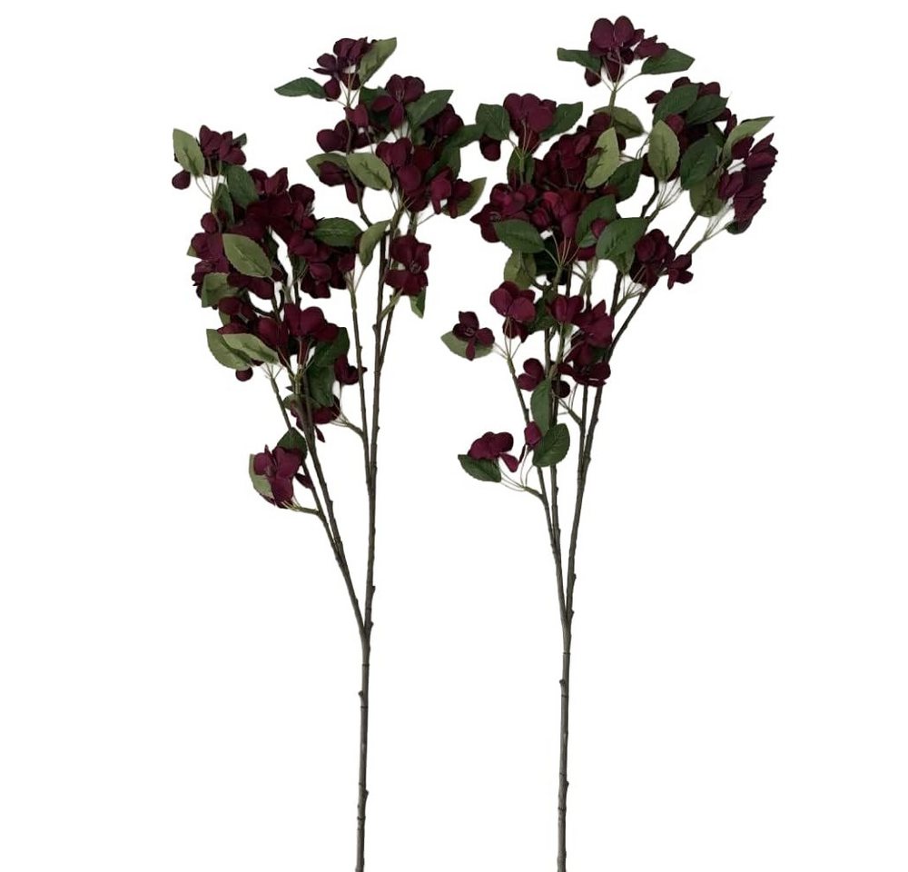Kunstzweig 2er-Set Kirschblütenzweig lila, 2474U, Höhe 90 cm Kunstzweig 2er-Set Kirschblütenzweig lila, 2474U, Höhe 90 cm von 2474U