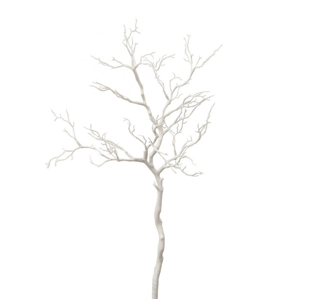 Kunstzweig Kunst-Haselnusszweig wischweiß ca. 95 cm naturgetreu, 2474U, Höhe 95 cm von 2474U
