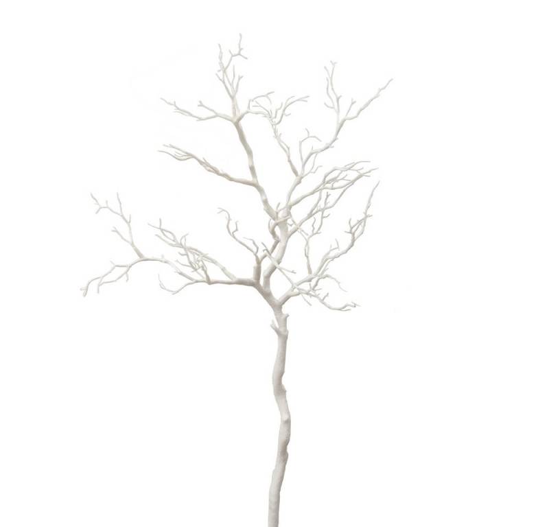 Kunstzweig Kunst-Haselnusszweig wischweiß ca. 95 cm naturgetreu, 2474U, Höhe 95 cm von 2474U
