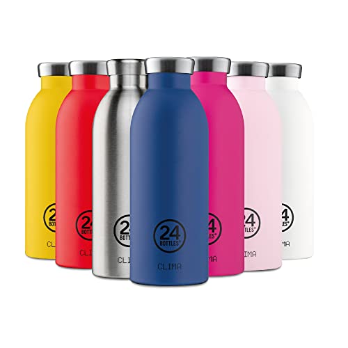 24 Bottles Clima Bottle Isolierflasche aus lebensmittelechtem Edelstahl in der Farbe Stone Atlantic Bay, 850ml von 24Bottles