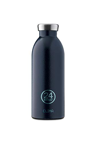 24 Bottles Clima Bottle Isolierflasche aus lebensmittelechtem Edelstahl in der Farbe Wood Sequoia, 500ml von 24Bottles
