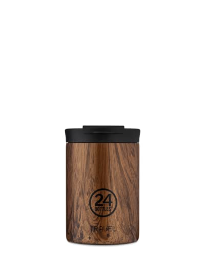 24 Bottles - Travel Tumbler 0,35 L - Sequoia Wood Print (24B614) von 24Bottles
