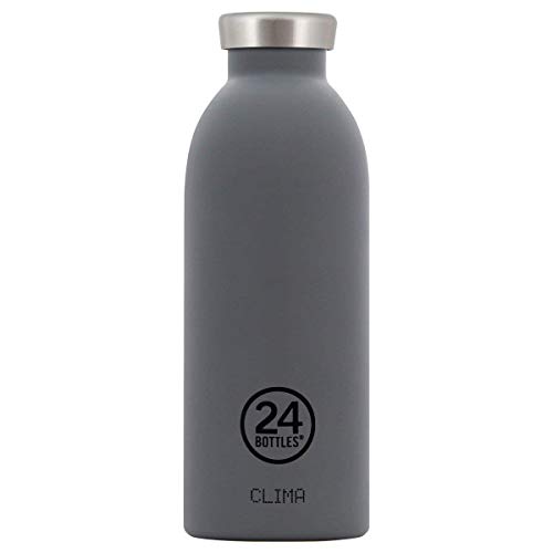 24 Bottles Clima Bottle Isolierflasche aus lebensmittelechtem Edelstahl in der Farbe Formal Grey, 500ml von 24Bottles