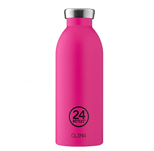 24Bottles Clima Flasche - 330ml/500ml/850ml Thermosflasche mit 100% Versiegeltem Deckel (12 Stunden Heiße Getränke 24 Stunden Kalt), ökologische Edelstahlflaschen von 24Bottles