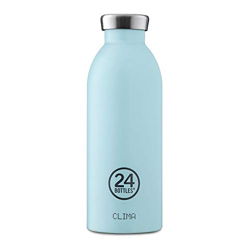 24Bottles Clima Flasche - 330ml/500ml/850ml Thermosflasche mit 100% Versiegeltem Deckel (12 Stunden Heiße Getränke 24 Stunden Kalt), ökologische Edelstahlflaschen von 24Bottles