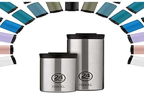 24Bottles Travel Tumbler aus Edelstahl in der Farbe Black Marple mit 350ml, Maße: 8cm x 8cm x 12,5cm, 420 von 24Bottles