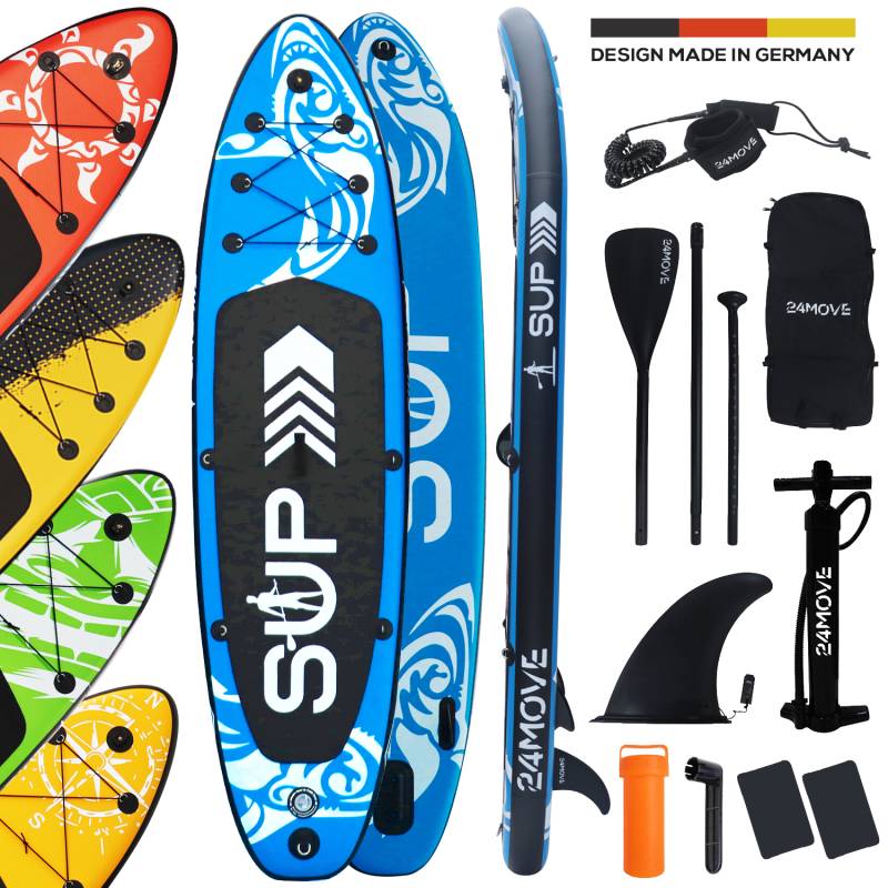 24MOVE® Standup Paddle SUP Board Set BLAU 320 von 24MOVE