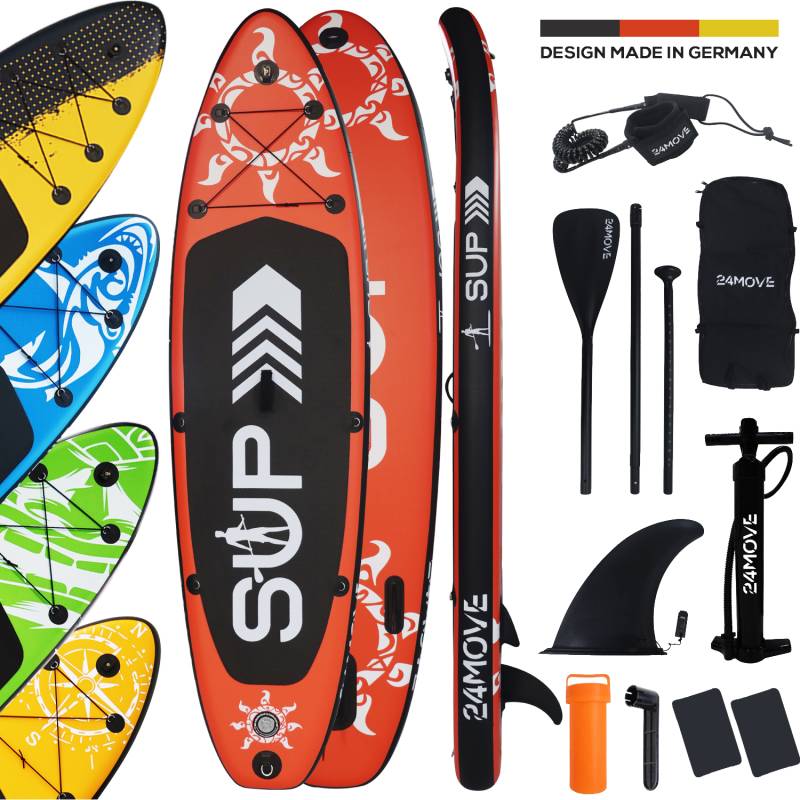 24MOVE® Standup Paddle SUP Board Set ROT 305 von 24MOVE
