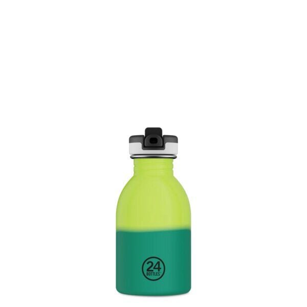 24bottles 0,25l Edelstahl Trinkflasche für Kids mit Sportverschluss von 24bottles