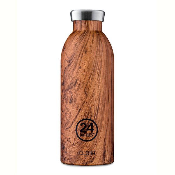 24bottles 0,5l Thermosflasche - verschiedene Wood Designs von 24bottles