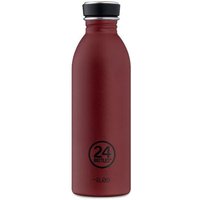 24bottles Trinkflasche 0,5l rost-rot mit Urbandeckel von 24bottles