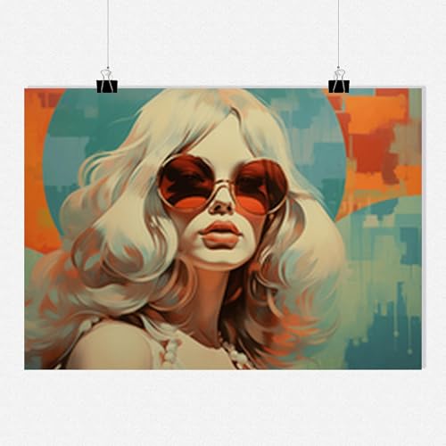 25 Artstreet 70er Jahre Hippieposter - Retro Wanddekoration - Hochwertiger Wandkunst-Druck - Perfekt zum Einrahmen (60x90) von 25 Artstreet