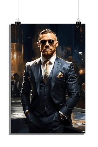 25 Artstreet Conor McGregor Poster | UFC Legende | Conor McGregor Kunst | Kampfsymbol | Sport Wand Dekor | McGregor Porträt | Kampfsportstar | Perfekt zum Einrahmen (Size 51x71) von 25 Artstreet