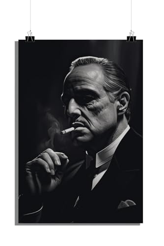 25 Artstreet Don Corleone Poster | Kunstdruck | Poster The Godfather | Zeitloses Wandkunststück | Schlafzimmer-Dekor-Poster | Porträt (51x71) von 25 Artstreet