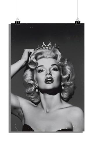 25 Artstreet Marilyn Monroeposter – Ikonischesposter – Filmstarposter – Schwarz-Weißposter – Hollywoodposter – Superstarposter – Perfekt zum Einrahmen (60x90cm) von 25 Artstreet