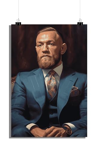 25 Artstreet Conor McGregor Poster | MMA-Legende | Conor McGregor Kunst | UFC-Symbol | Promi-Porträt | Sport-Wand-Dekor | Gemischte Kampfkunst (Size 61x91) von 25 Artstreet