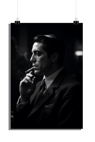 25 Artstreet Michael Corleone Poster | Der Pate | The Godfather Poster | Al Pacino | Filmisches Ikonenporträt | Klassische Filmkunst | Film-Erinnerungsstücke | Filmisches Kunstwerk (Size 61x91) von 25 Artstreet