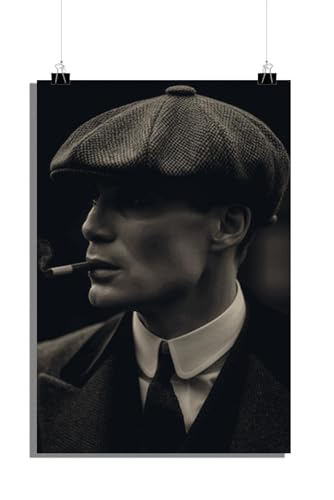 25 Artstreet Peaky Blindersposter | Thomas Shelby | Kultige TV-Serie | Gangsterporträt | Filmisches Kunstwerk | TV-Show-Erinnerungsstücke | Vintage Wanddekoration (60x90) von 25 Artstreet