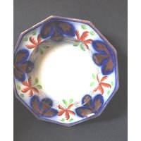 Antike Keramik Handbemalt Kobalt Blau Antike Keramik Handbemalt Kobalt Blau von 27SeahorsesVantiques