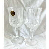 2Er Set Cristal D "Arques Longchamp Bleikristall Stem Weingläser Frankreich 2 Sets Verfügbar 2Er Set Cristal D "Arques Longchamp Bleikristall Stem Weingläser Frankreich 2 Sets Verfügbar von 2BEB