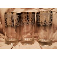 Ein Set Von 3 Ombre Fade Highball Gläser - Hollywood Glam Frosted Geprägte Dorothy Thorpe Ccode 2Bebbuy von 2BEB