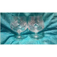 Schwere Schnitt Führen Crystal Cognac Gläser/Schnaps Ballon 2Er-Set von 2BEB