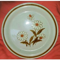 Vintage Old Brook Steingut Servierplatte/Hacke Platte Mit Tarnmuster von 2BEB