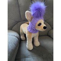 Bekleidung Wintermütze Mit Fell Pom Strickmütze Für Kleine Hunde Schönes Geschenk Bekleidung Wintermütze Mit Fell Pom Strickmütze Für Kleine Hunde Schönes Geschenk von 2CROWNS