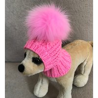 Haustier Kleidung Bekleidung Wintermütze Mit Fellbommel Strickmütze Für Kleine Hunde Schönes Geschenk Haustier Kleidung Bekleidung Wintermütze Mit Fellbommel Strickmütze Für Kleine Hunde Schönes Geschenk von 2CROWNS