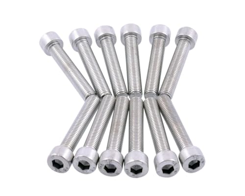 2EXTREME M7x40 Sechskantschrauben 12 Stück Schrauben aus Stahl Gewindeschrauben Motorrad Roller Quad Werkstatt Befestigung Schraubensatz von 2EXTREME