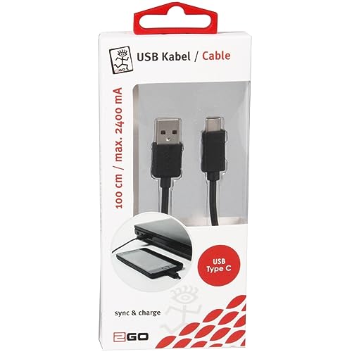 2GO USB Datenkabel USB auf USB-C 3.1 1 Meter von 2GO