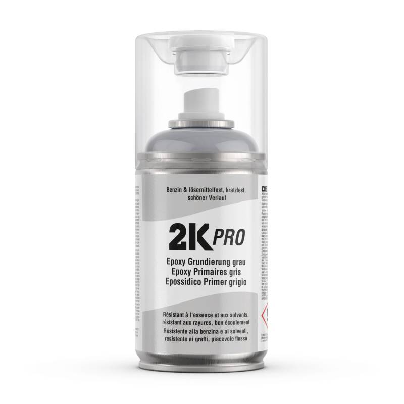 2K PRO Spraydose 250ml Epoxy-Grundierung Grau 2K PRO Spraydose 250ml Epoxy-Grundierung Grau von 2K PRO